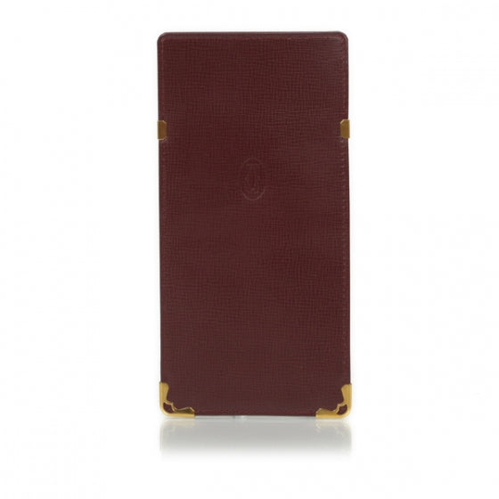 Cartier Leather Eyeglass Case Burgundy 1 of 9