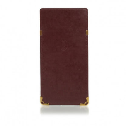 Cartier Leather Eyeglass Case Burgundy 1 of 9