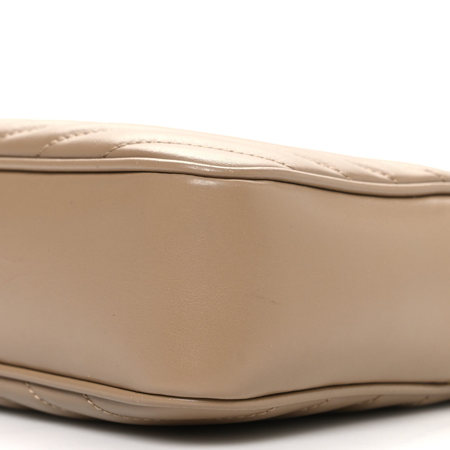 Calfskin Matelasse Monogram Lou Camera Bag Dark Latte