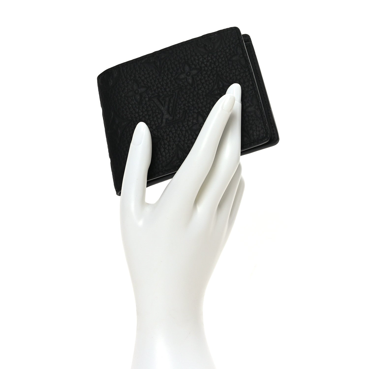 Louis Vuitton Taurillon Monogram Multiple Wallet Black 2 of 6