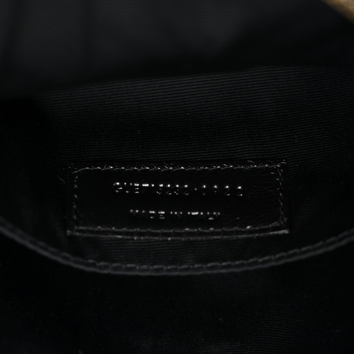 Calfskin Matelasse Monogram Lou Camera Bag Black