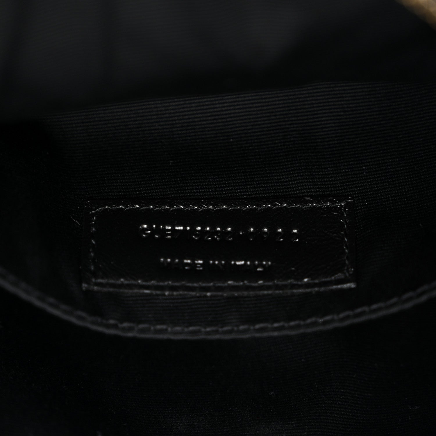 Saint Laurent Calfskin Matelasse Monogram Lou Camera Bag Black 7 of 10