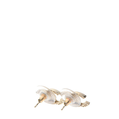 Chanel Chain CC Earrings Gold 3 of 7