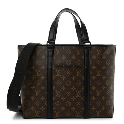 Louis Vuitton Monogram Macassar Weekend Tote PM 1 of 10