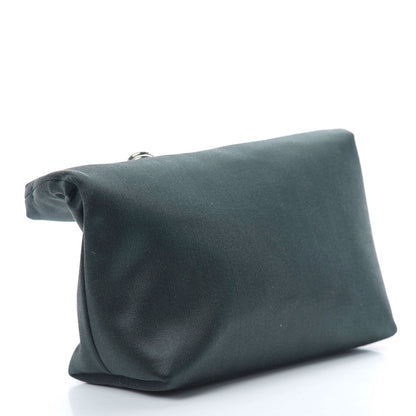 Burberry Satin Small Pin Clutch Green 3 of 8