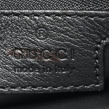 Gucci Roxy Calfskin Blondie Chain Shoulder Flap Bag Black 6 of 10