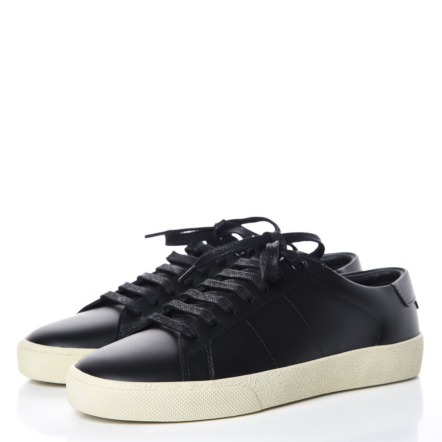 Calfskin SL/06 Classic Court Sneakers 36 Black