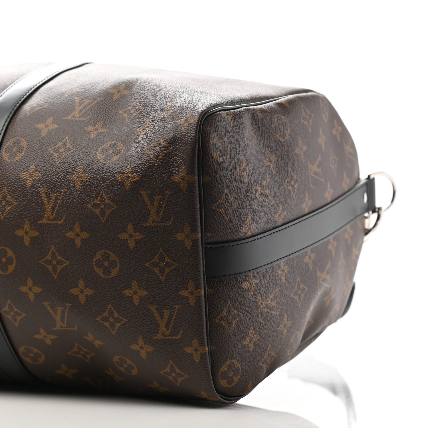 Louis Vuitton Monogram Macassar Keepall Bandouliere 45 8 of 13