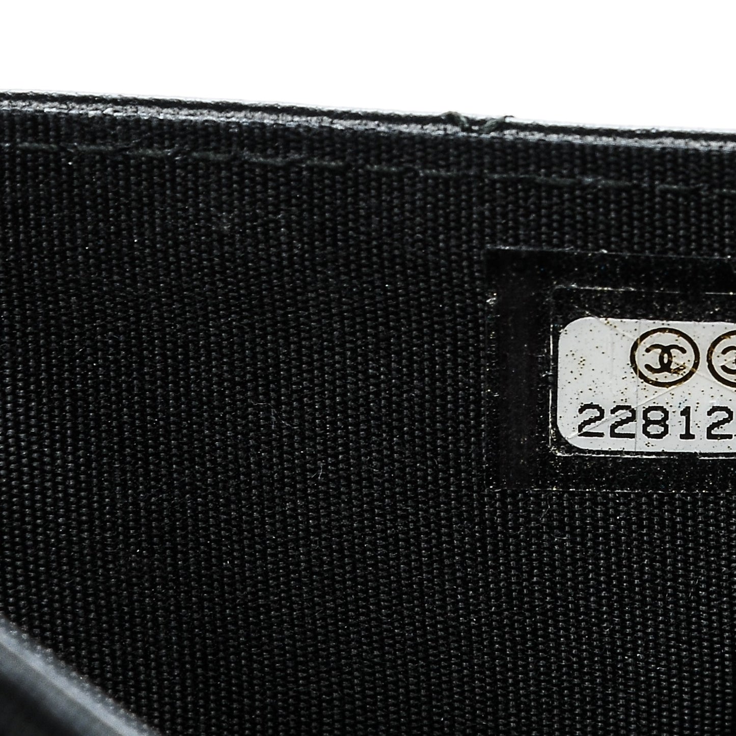 Lambskin Quilted Boy Card Holder Wallet Black