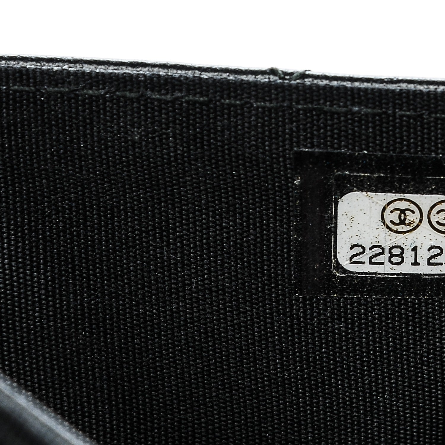 Chanel Lambskin Quilted Boy Card Holder Wallet Black 8 of 8