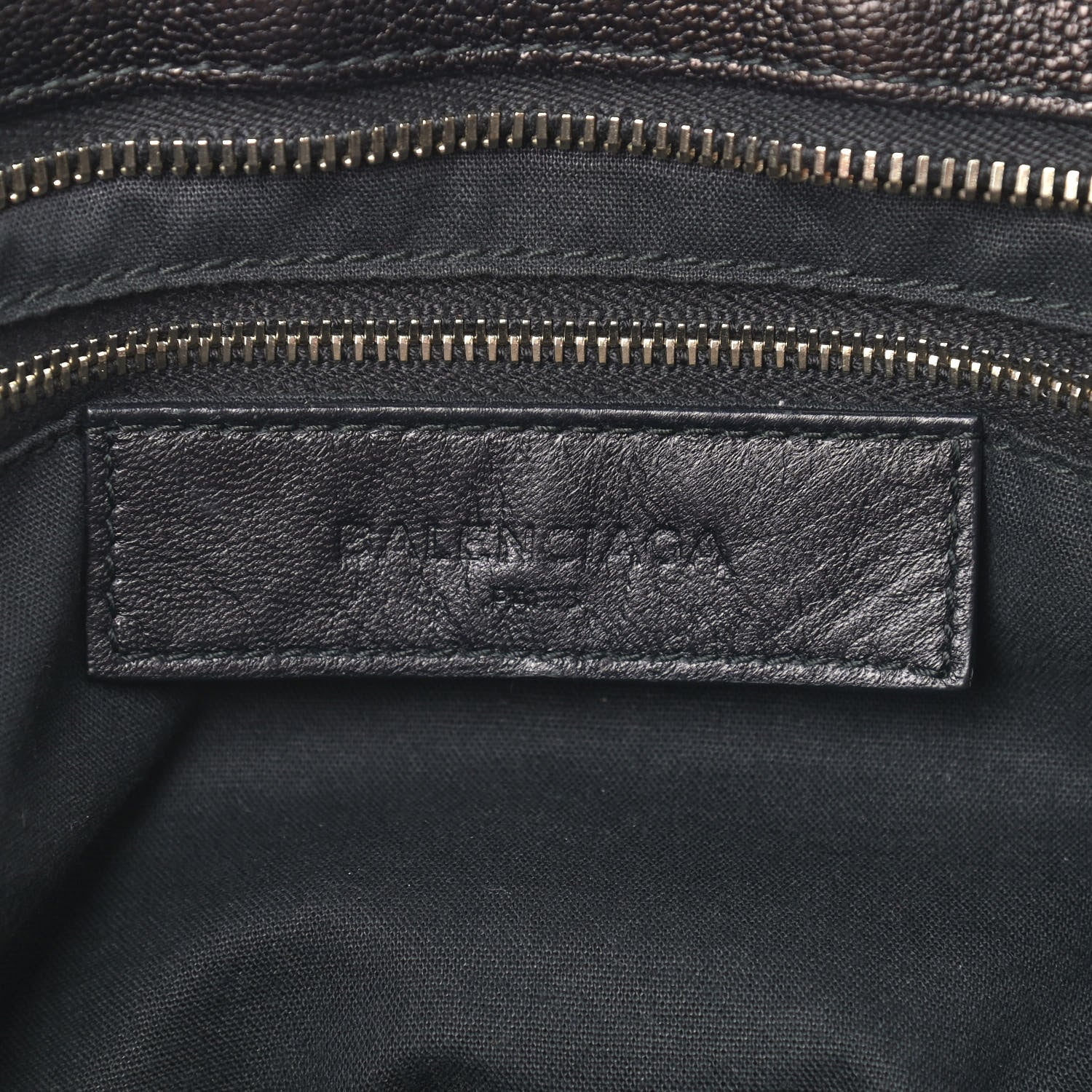 Balenciaga Chevre Gold Metallic Edge Hardware City Black 6 of 18