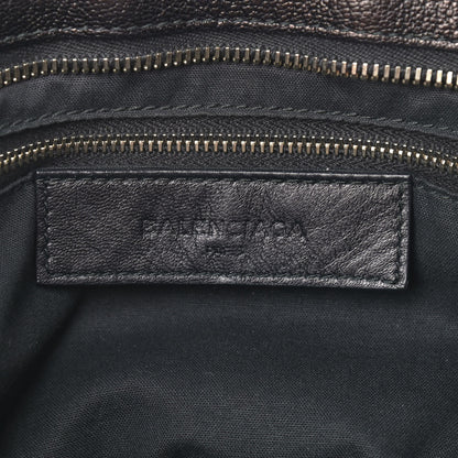 Balenciaga Chevre Gold Metallic Edge Hardware City Black 6 of 18