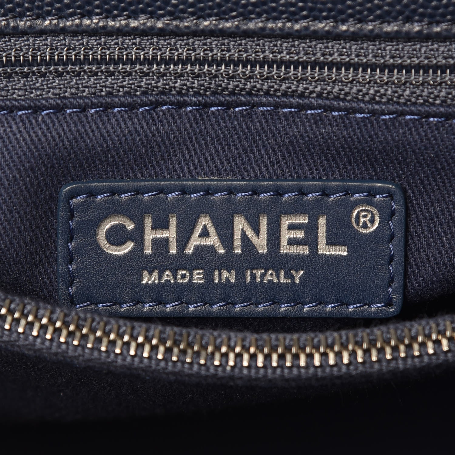 Chanel Caviar Quilted Small Coco Handle Flap Navy 8 of 9
