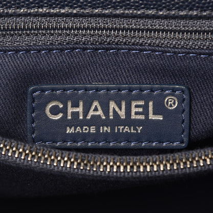 Chanel Caviar Quilted Small Coco Handle Flap Navy 8 of 9