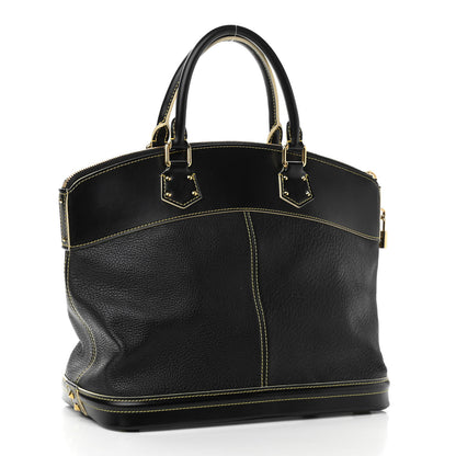 Louis Vuitton Suhali Lockit MM Black 2 of 11