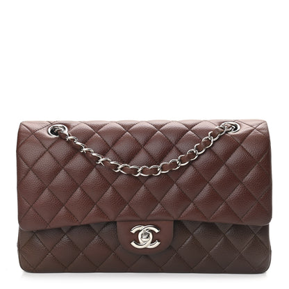 Chanel Caviar Quilted Medium Double Flap Burgundy 1 of 13