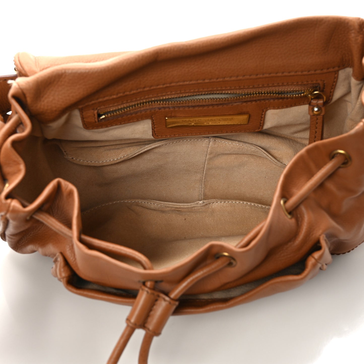 Calfskin Shoulder Bag Brown