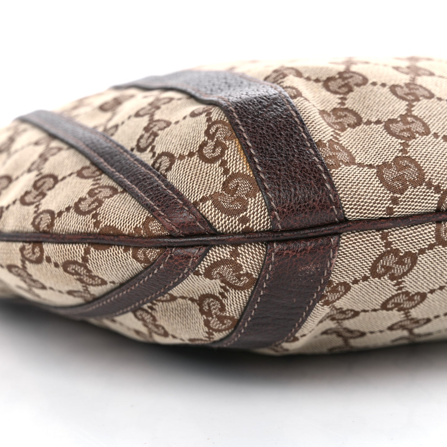 Monogram Medium Abbey Convertible Tote Dark Brown
