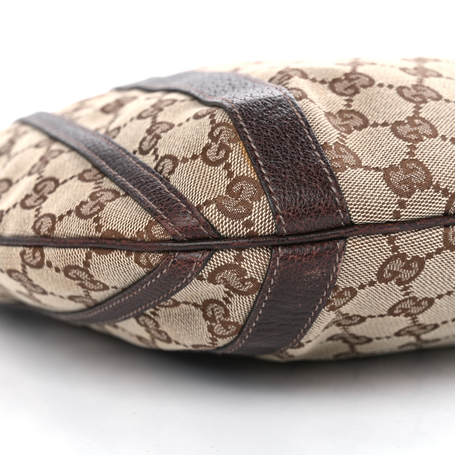 Gucci Monogram Medium Abbey Convertible Tote Dark Brown 9 of 10