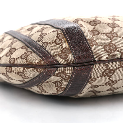 Gucci Monogram Medium Abbey Convertible Tote Dark Brown 9 of 10