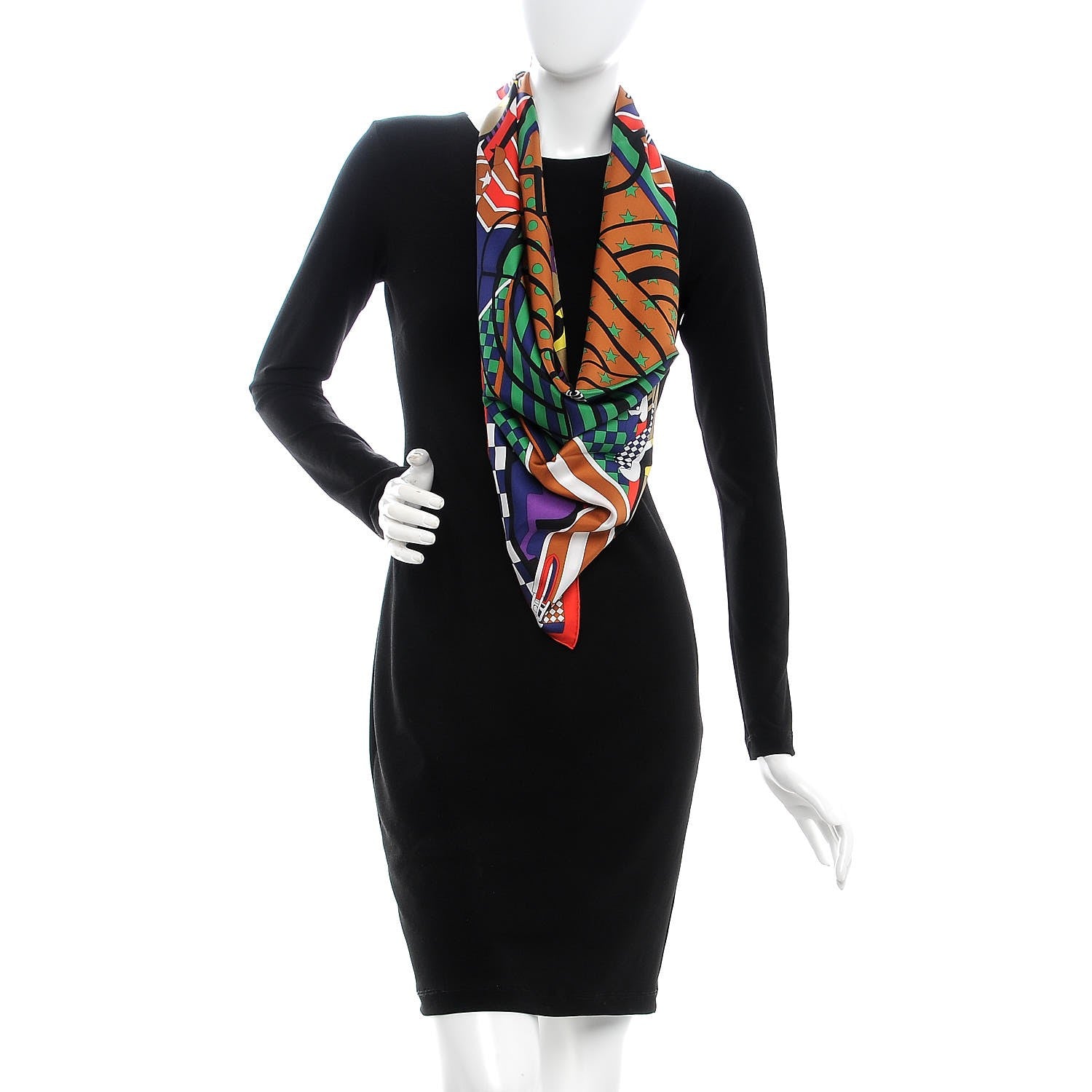 Hermes Silk Steeple Chase Scarf 90 2 of 6