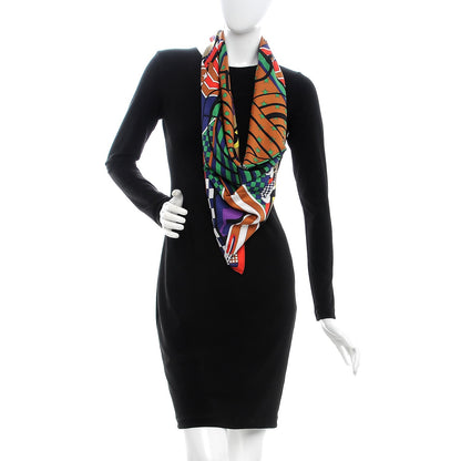 Hermes Silk Steeple Chase Scarf 90 2 of 6