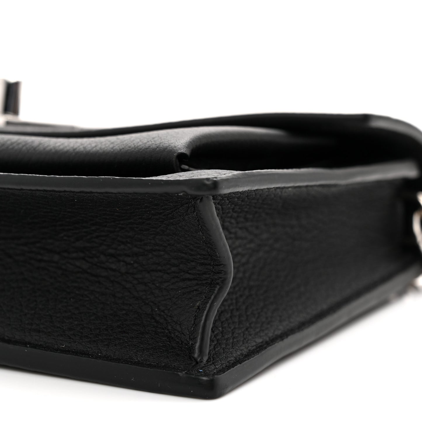 Soft Calfskin My Lockme Chain Pochette Black