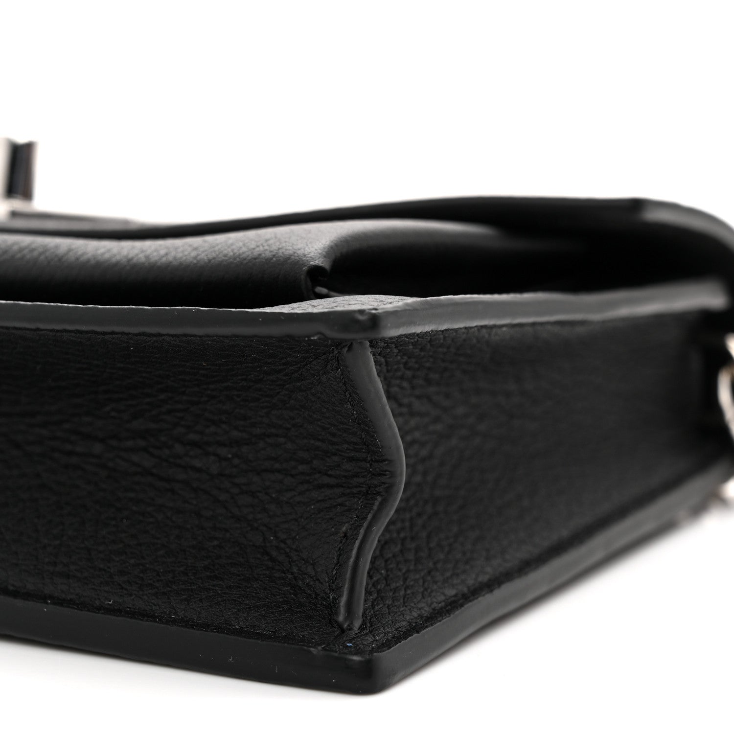 Louis Vuitton Soft Calfskin My Lockme Chain Pochette Black 9 of 10