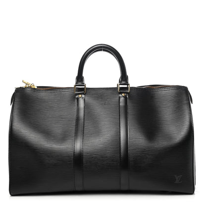 Louis Vuitton Epi Keepall 45 Black 1 of 4
