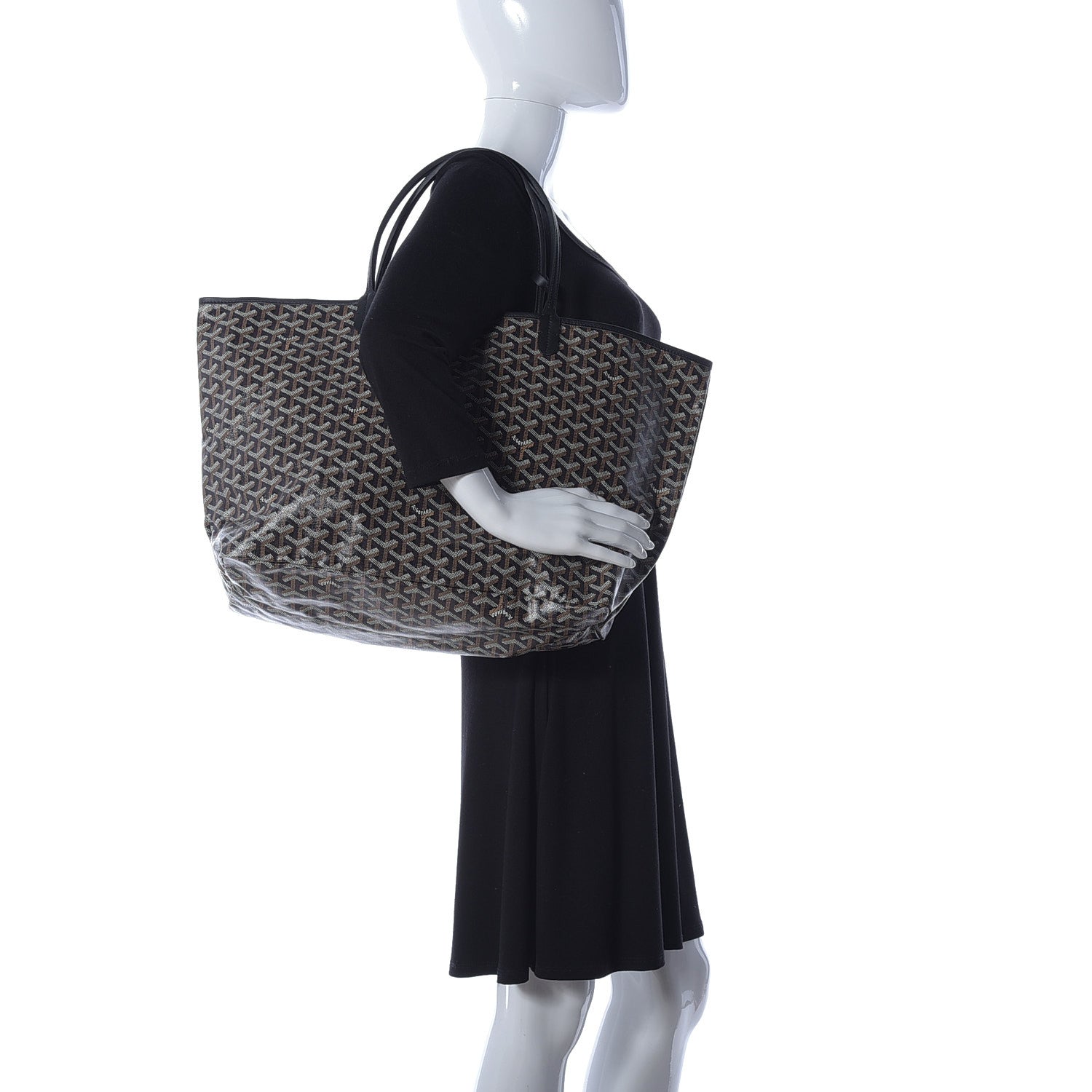 Goyard Goyardine Saint Louis GM Black 2 of 8