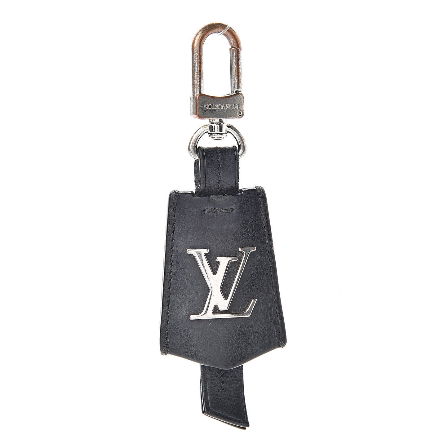 Calfskin Cloche Cles Key Holder Black