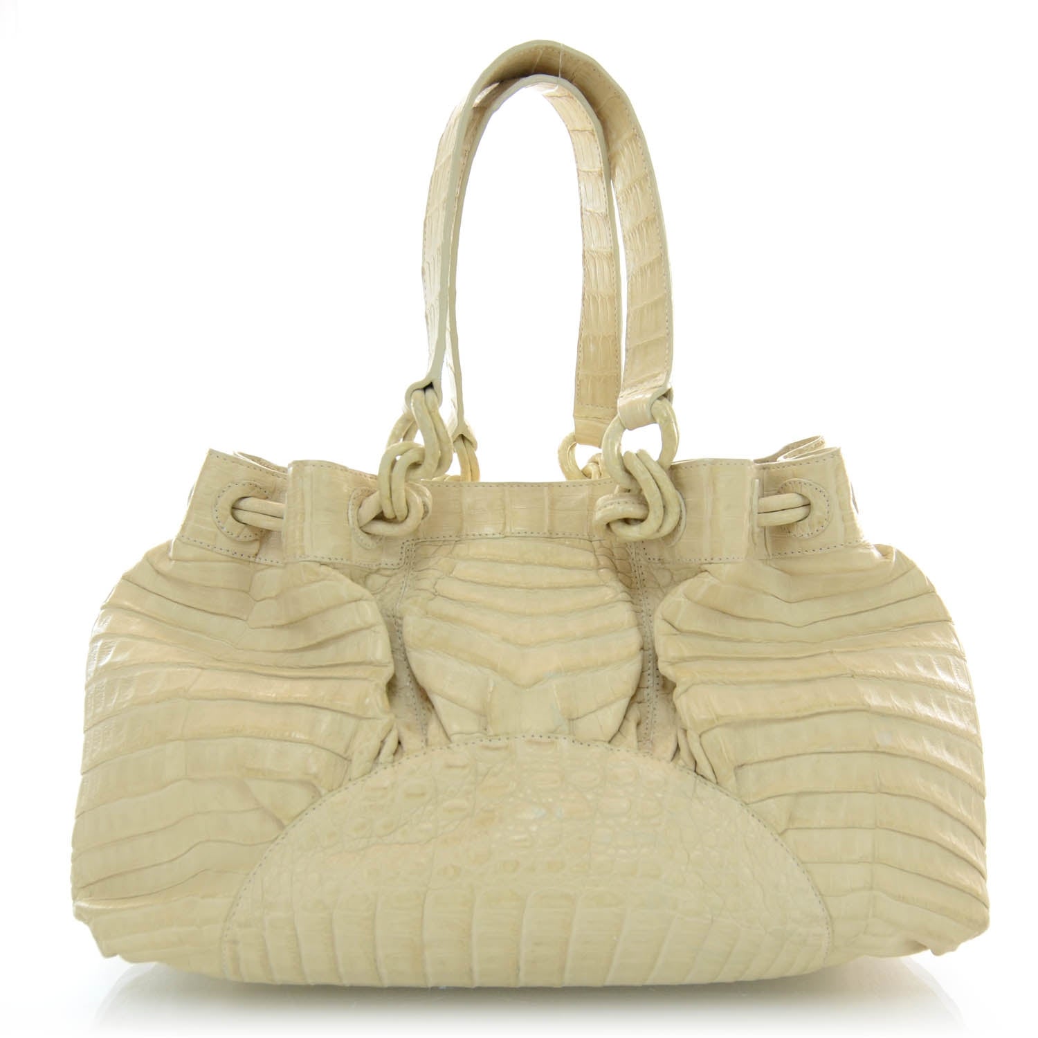 Nancy Gonzalez Crocodile Tote Beige 1 of 7