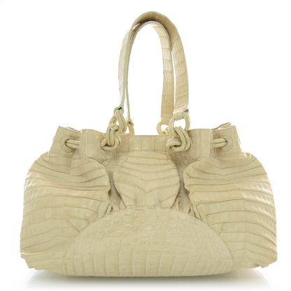 Nancy Gonzalez Crocodile Tote Beige 1 of 7