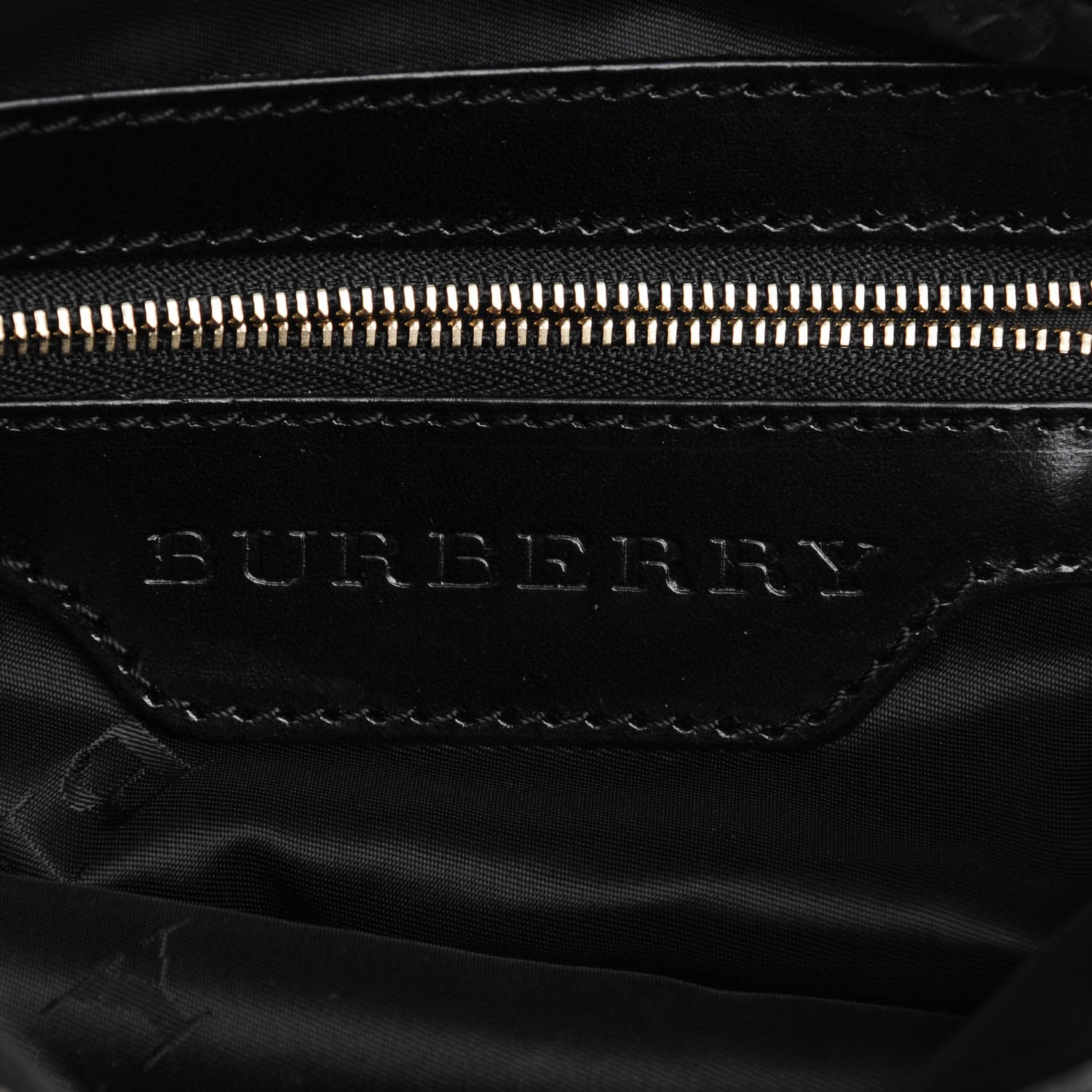 Burberry Lambskin Small Hepburn Satchel Black 6 of 8
