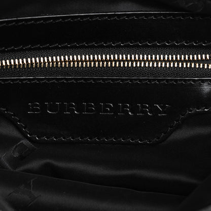Burberry Lambskin Small Hepburn Satchel Black 6 of 8