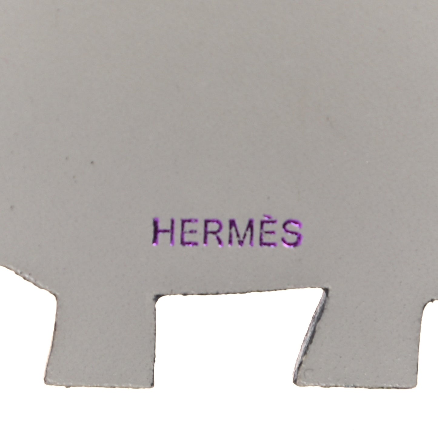 Lucky Haati Elephant Key Chain Purple