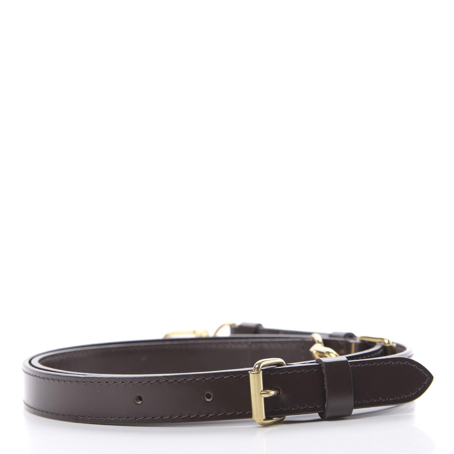 Louis Vuitton Calfskin Adjustable Speedy Bandouliere Shoulder Strap Brown 2 of 5