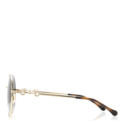 Gucci Round Horsebit Sunglasses GG0878S Gold 3 of 8