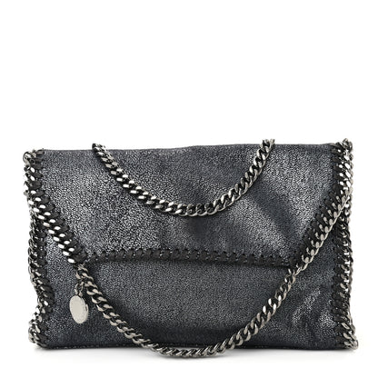 Stella McCartney Chamois Shiny Dotted Mini Falabella Crossbody Bag Ruthenium 1 of 9