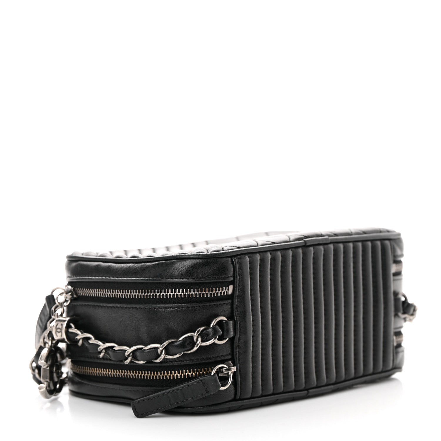 Chanel Lambskin Small Coco Boy Camera Case Black 4 of 17