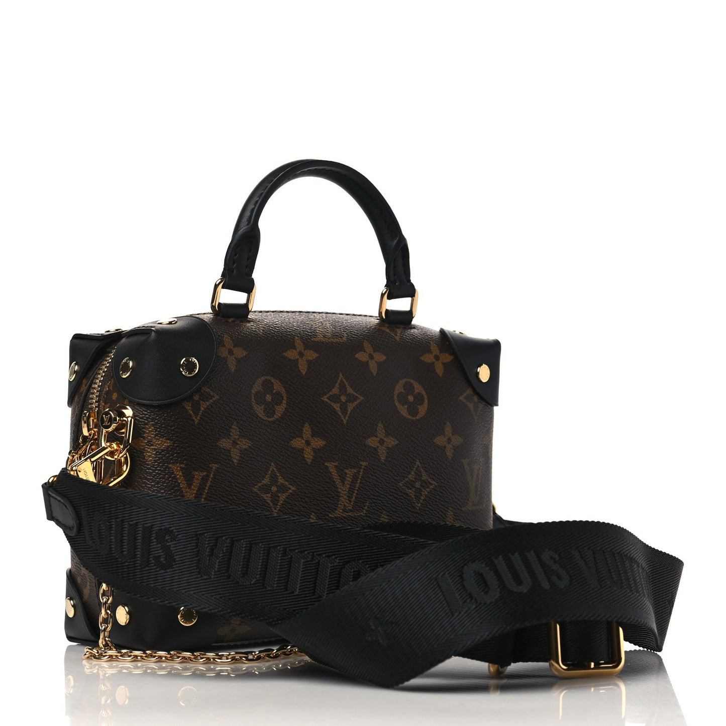 Monogram Petite Malle Souple Black