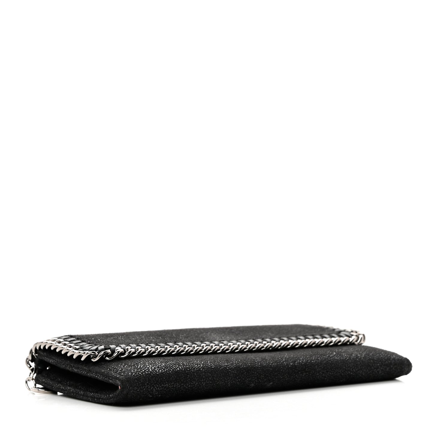 Shaggy Deer Falabella Flap Wallet Black