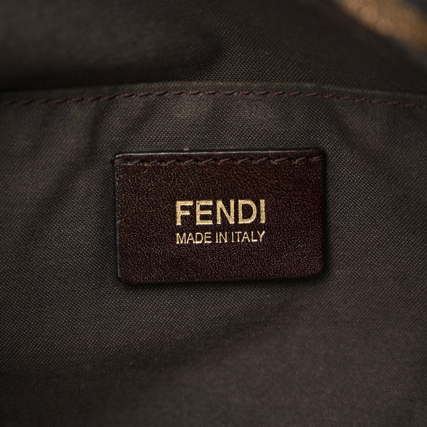 Fendi Zucca Patent Mia Tote Tobacco 6 of 11
