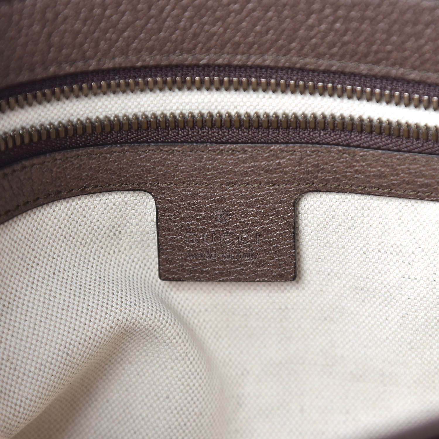 Gucci GG Supreme Monogram Web Medium Ophidia Shoulder Bag Beige New Acero 8 of 10