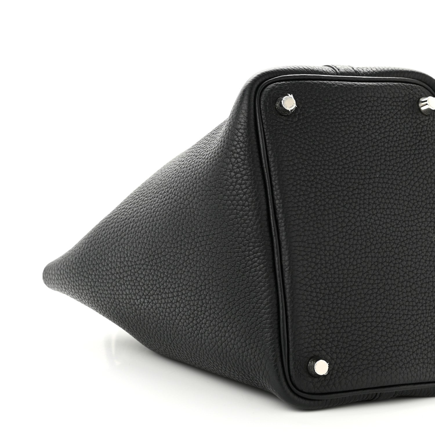 Hermes Taurillon Clemence Matte Alligator Picotin Lock Touch 18 PM Black 9 of 11
