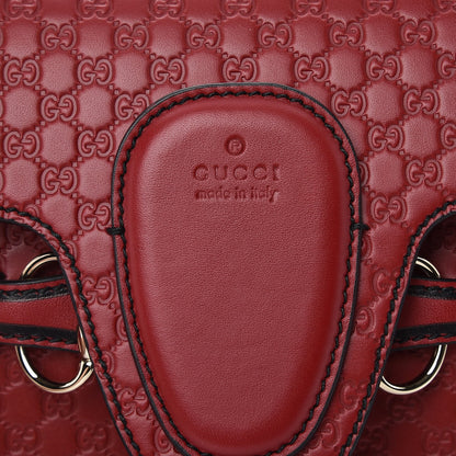 Gucci Microguccissima Medium Emily Chain Shoulder Bag Red 8 of 8