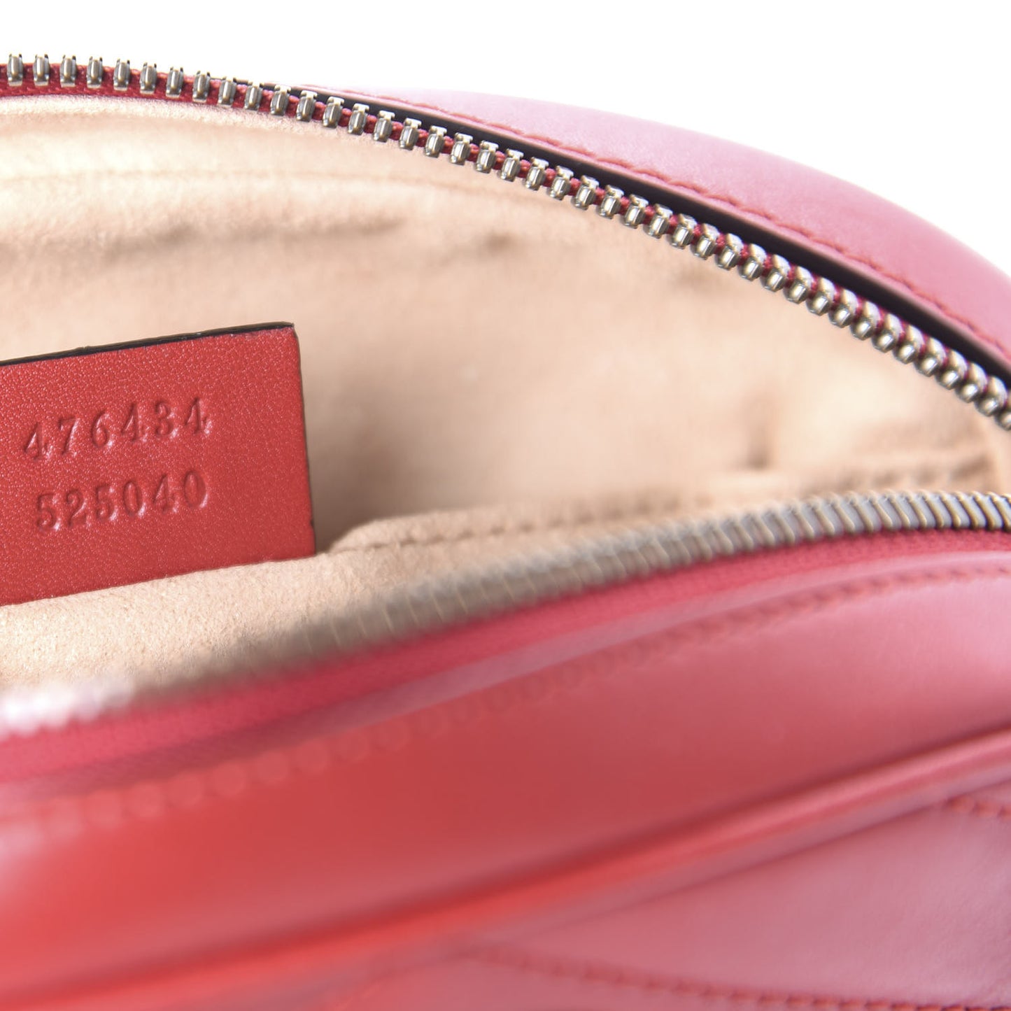 Calfskin Matelasse GG Marmont Belt Bag 75 30 Hibiscus Red