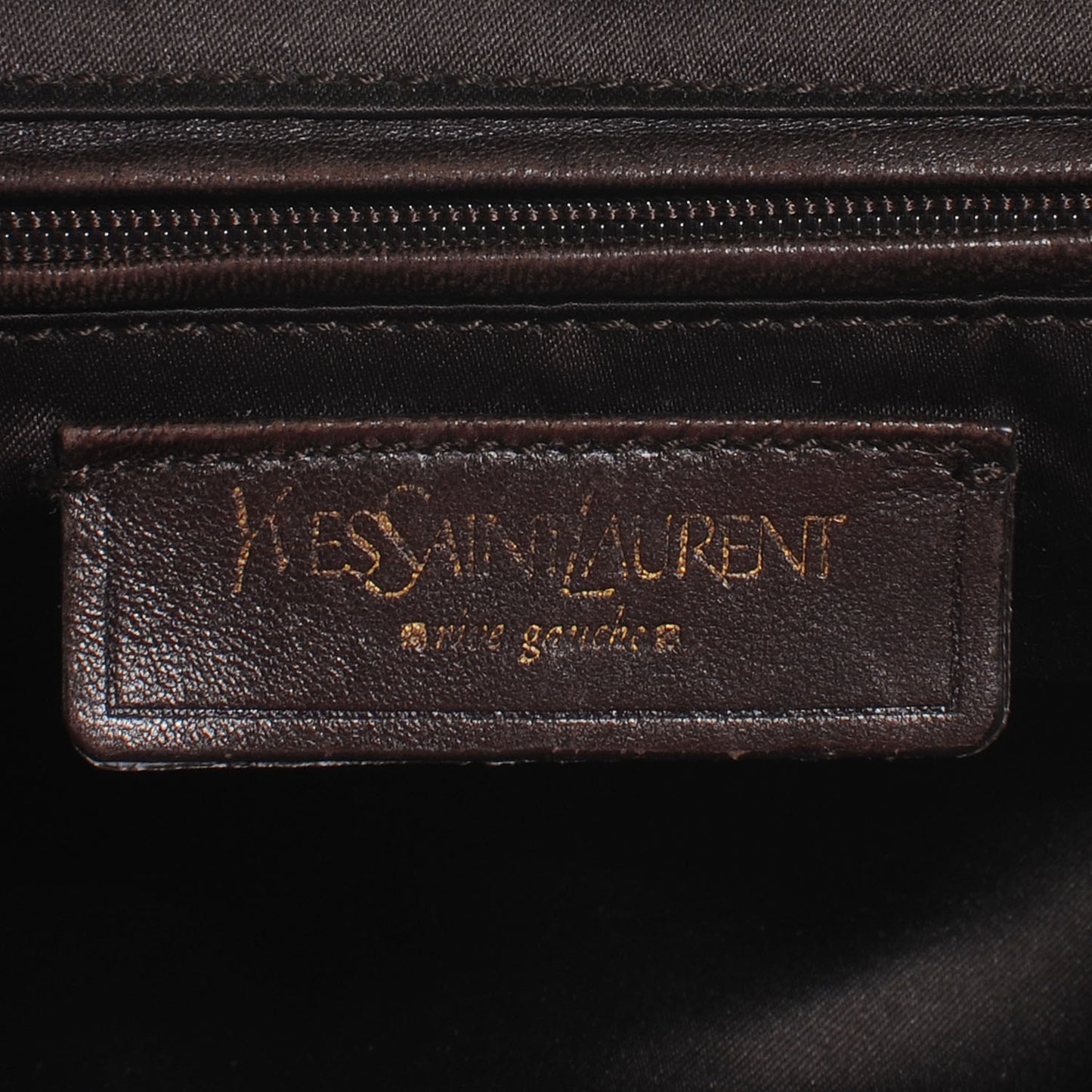 Leather Rive Gauche Brown