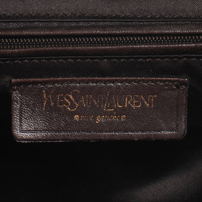 Saint Laurent Leather Rive Gauche Brown 8 of 9