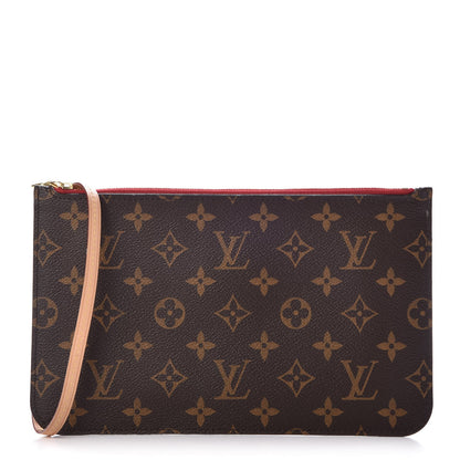 Louis Vuitton Monogram Neverfull MM GM Pochette Cherry 1 of 8